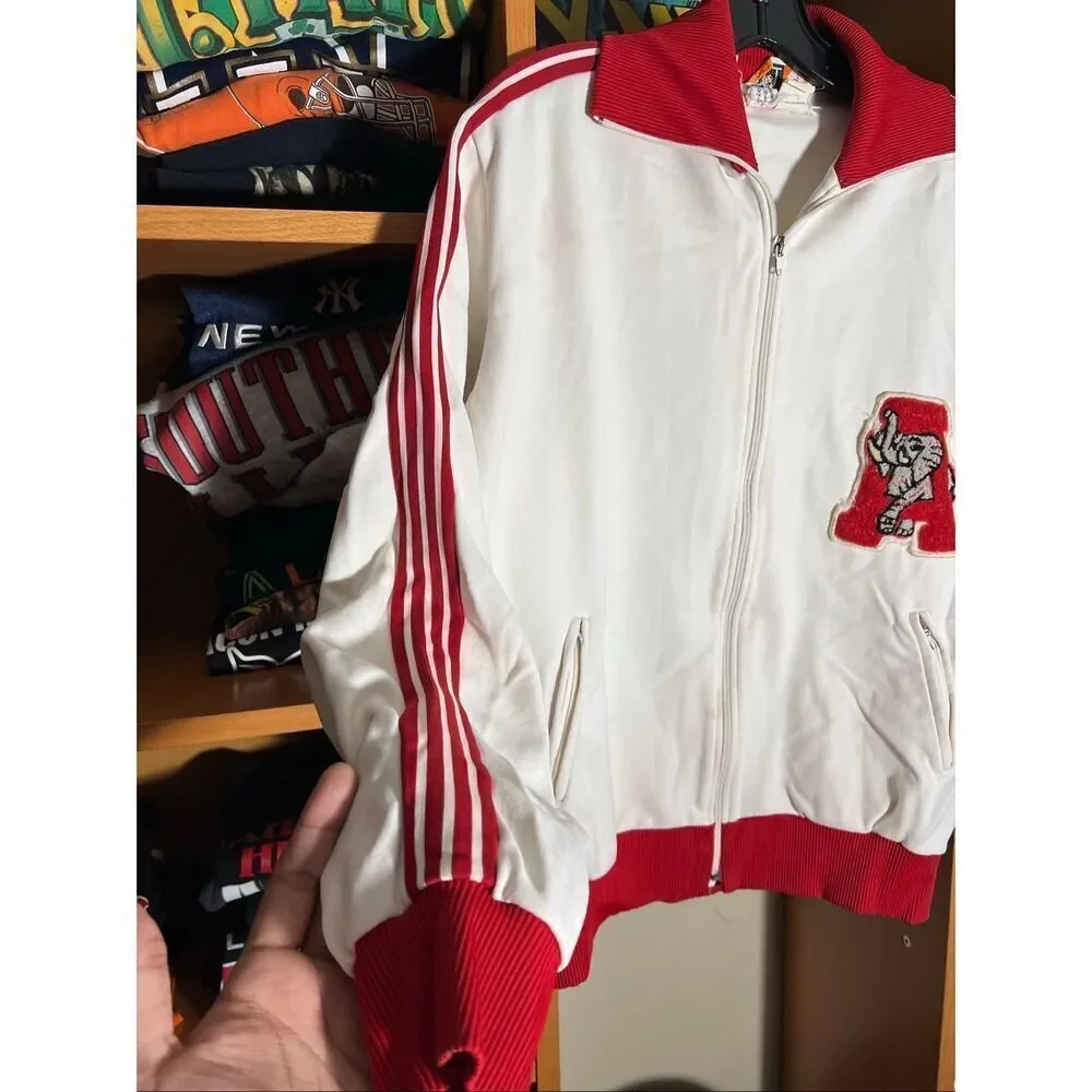 Vintage 70s Jelenk Japan Alabama Crimson Tide Track Jacket